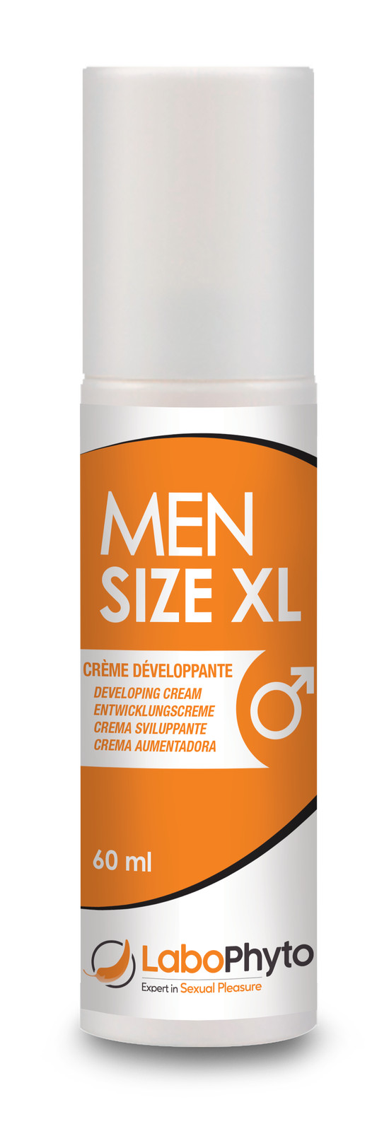 Men Size XL Gel Développant Flacon 60 ml