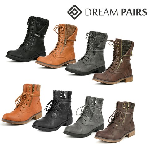 dream pairs combat ankle boots