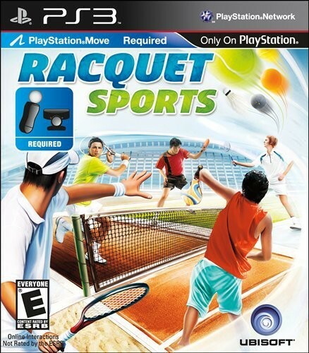 Racquet Sports PS3 Tennis Squash Ping-Pong Badminton New Video Game