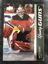 2021-22 Upper Deck Young Guns 748 Nico Daws New Jersey Devils