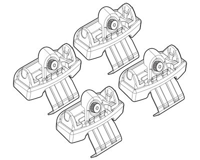 ATTACHMENT KIT - 131 NORDRIVE FOR NISSAN JUKE (10/10>)