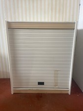 SCARPIERA ITALIANA  IN LEGNO MDF E SERRANDINA IN PVC CON APERTURA BREVETTATA