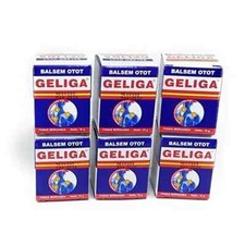 SAVE 6x 20g Muscular Balm Geliga/Balsem Otot Geliga Repeated Heat FREE SHIPPING