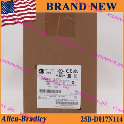 NEW Allen Bradley 25B-D017N114  PowerFlex 525 7.5kW 10Hp AC Drive New