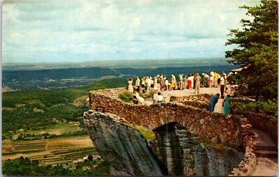 Postcard Lovers Leap Rock City Lookout Chattanooga Tenn D27