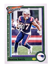 2022 Panini Classics Blue Back #68 Damien Harris 23/75 New England Patriots