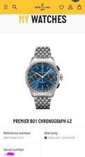 BREITLING PREMIER B01 CHRONOGRAPH 42 NEVER WORN AB0118A61C1A1 STICKERS! VIDEO! 16