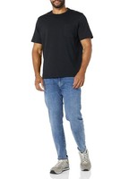 Amazon Essentials Herren T-Shirt Kurzarm Rundhals Tasche 2Er-Pack Schwarz M