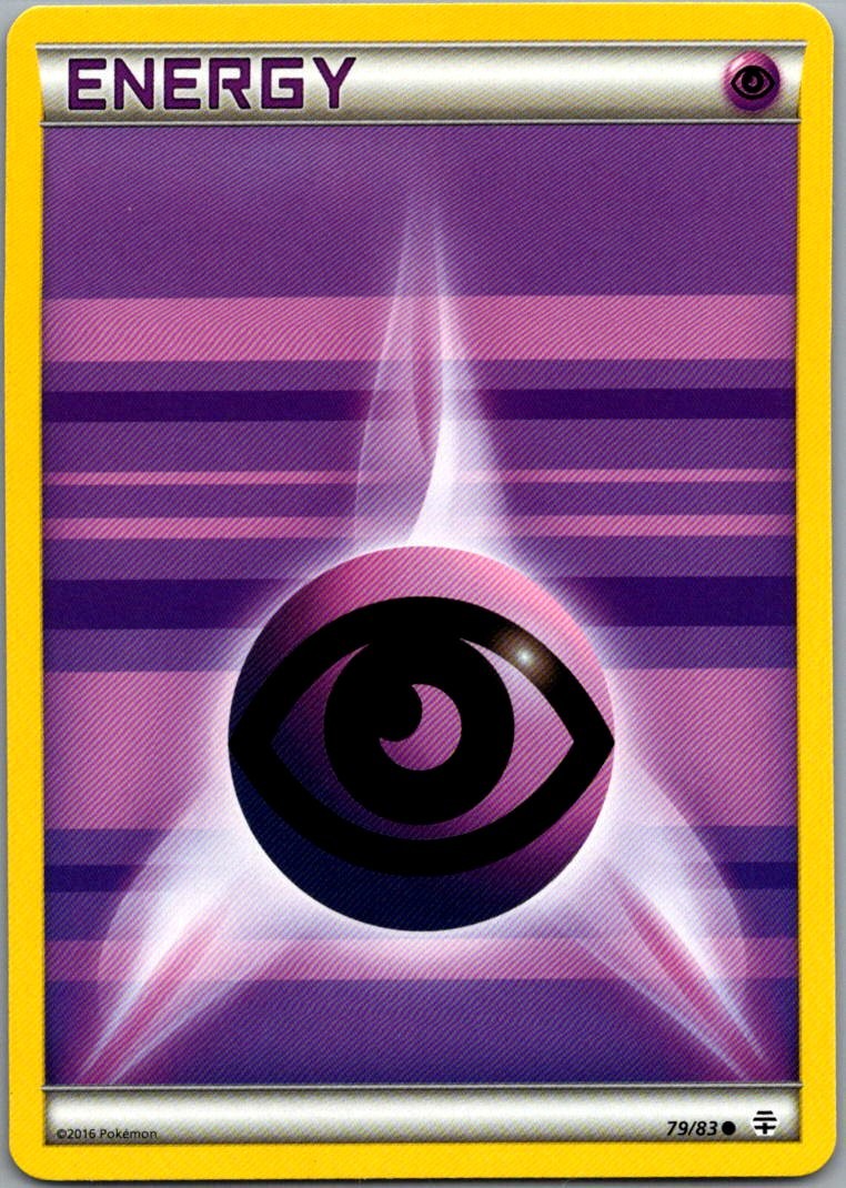 Pokemon Psychic Energy Normal Common Generations 79/83 NM