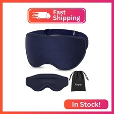 Fygrip 3D Eye Mask Sleep Mask for Men & Women, 100% Pressure-Free & Light Block-