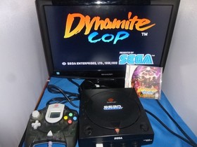 Sega Dreamcast Sports Edition system console HKT-3020 controller VMU memory card