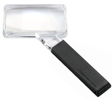 2.5X / 5D Eschenbach Biconvex Hand-Held Magnifier   80 x 40 mm