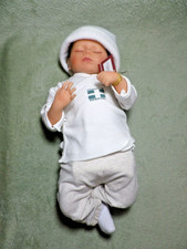 Gorgeous vinyl/cloth, baby girl doll Ashley by Andrea Arcello. For Ashton drake.