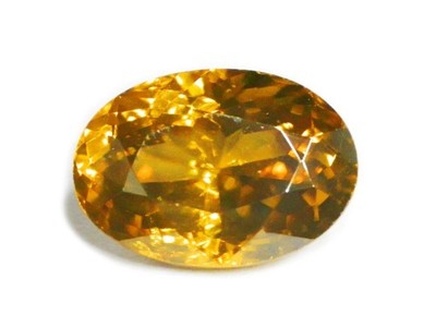 Natural Golden Brown Zircon 4.11ct Oval   Ceylon Earth-mined Loose Gemstone