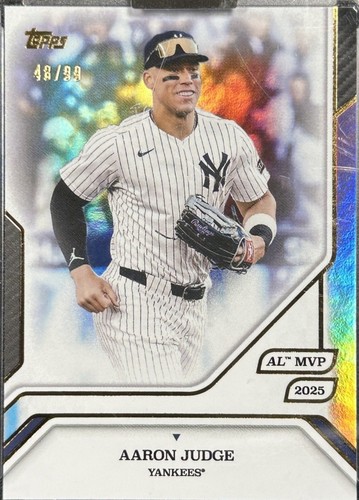 2025 Topps Welcome to the Club: 3X MVP Baseball U Pick From List