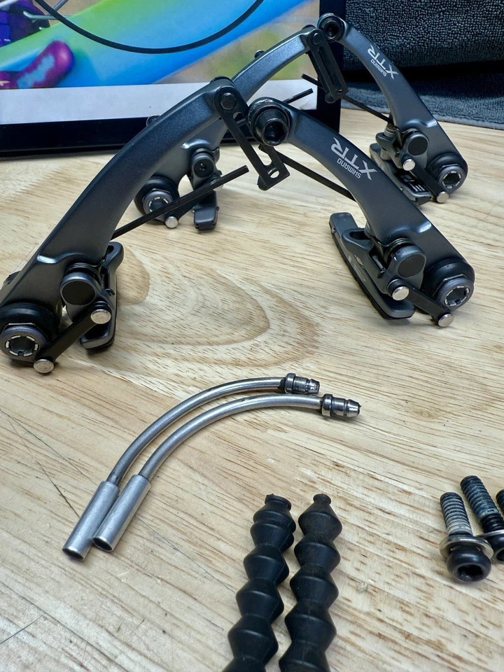 Vintage Shimano XTR BR-M951, V-Brakes F/R Linear Pull MTB Original Hardware 90s - Image 3 of 4