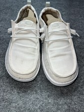 Hey Dude Women's Wendy CHAMBRAY BRIGHT White Casual Comfort Shoes Slip