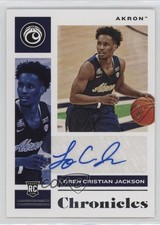 2021 Chronicles Draft Picks Rookie Signatures Loren Cristian Jackson Auto 1c3k