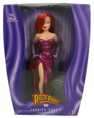NRFB Vintage 1999 Disney Who Framed Roger Rabbit JESSICA WOW! Doll Mattel #23591