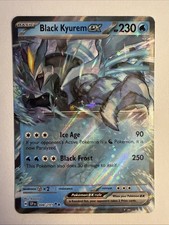 Carta Rara Nera Kyurem EX 048/191 Pokemon 2024 Scintille Urgenti Doppia NM