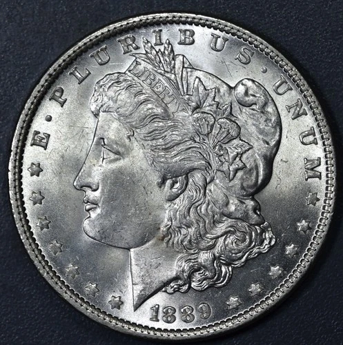 1889 $1 MORGAN SILVER DOLLAR KM# 110 Grade: Gem BU A6134