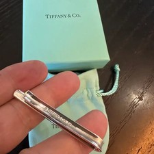 Tiffany Tie Pin with Pouch and Box Official