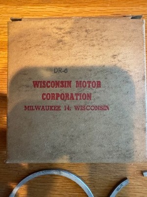 OEM Wisconsin Motors DR-6 DR6 Piston Rings for AEH, AEN, TE, VE4 Series Engines