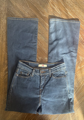 Women's Levi's Perfectly Slimming 512 Bootcut Jean Size 6 Med Wash Stretch