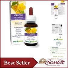 100% Natural Great Mullein Extract Drops in 60ml Bottle -  & Alcohol-Free
