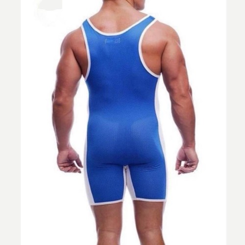 American Jock x GoSoftwear Royal Blue Action Mesh Singlet Mały Nowy z metkami  - Zdjęcie 6 z 7