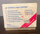 Weaver O Scale 2-Rail L&N Dixie Line 2-Bay Hopper Metal Trucks & Kadee Couplers — photo 9