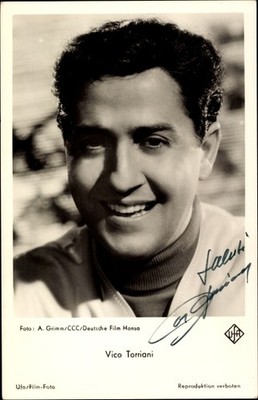 Ak Schauspieler und Sänger Vico Torriani, Portrait, UFA Film,... - 3952432