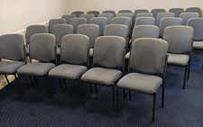 170 x Blue Fabric / Metal Frame Chairs (Job Lot) Furniture / Function