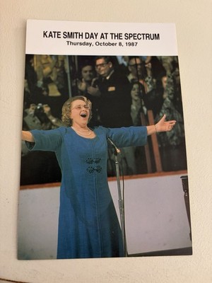 Philadelphia Flyers Kate Smith Day at The Spectrum NHL Hockey Postcard