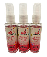 Bath Body Works Milk Bar Birthday Cake Anti-Bacterial Hand Sanitizer Spray x3