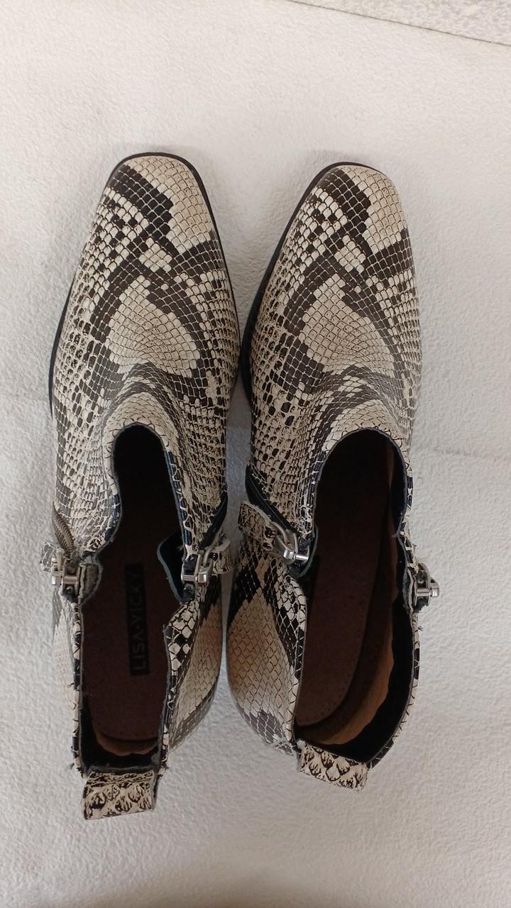 Lisa Vicky Python Condition B Short Boots FYO35 - image 5