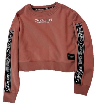 Calvin Klein Performance Cropped Sweater, Dusty Rose, Women s 