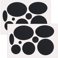 16 pcs Black Down Jacket Repair Patches, Nylon Patches Self Adhesive