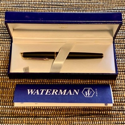 WATERMAN Fountain Pen Waterman Hemisphere Matte Black GT