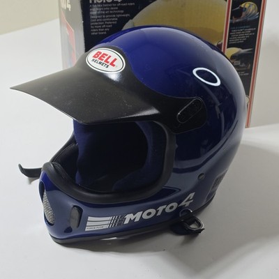 [希少]Bell MOTO4 ベル　モト4 Vintage Bell Moto 4 IV Motorcycle Helmet w/ Box Manual 7 & 3/4 | eBay