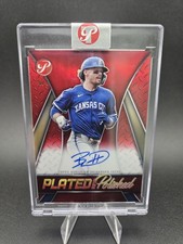 2025 TOPPS PRISTINE BOBBY WITT JR PLATED AND POLISHED RED AUTO /5  BOOKEND!