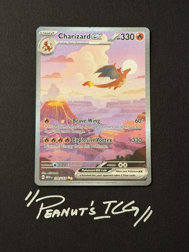 Charizard ex Holo Special Illustration Rare SV: Scarlet & Violet 151 199/165 LP