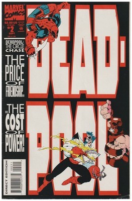 Deadpool: The Circle Chase #2 1993 Joe Madureira Art Juggernaut Black Tom Marvel