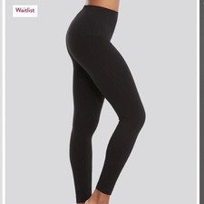 SPANX Look At Me Now Leggings Very Black Size Large NWT