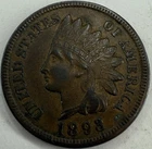 1893 Indian Head Cent Exact Coin Imaged #IND1169