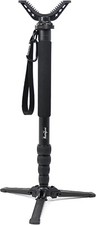 HUNTPAL Hunting Monopod Shooting Stick Gun Rifle Rest Black
