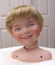 KELLY DOLL WIG Blond size 10-11 short straight hair for all types of dolls