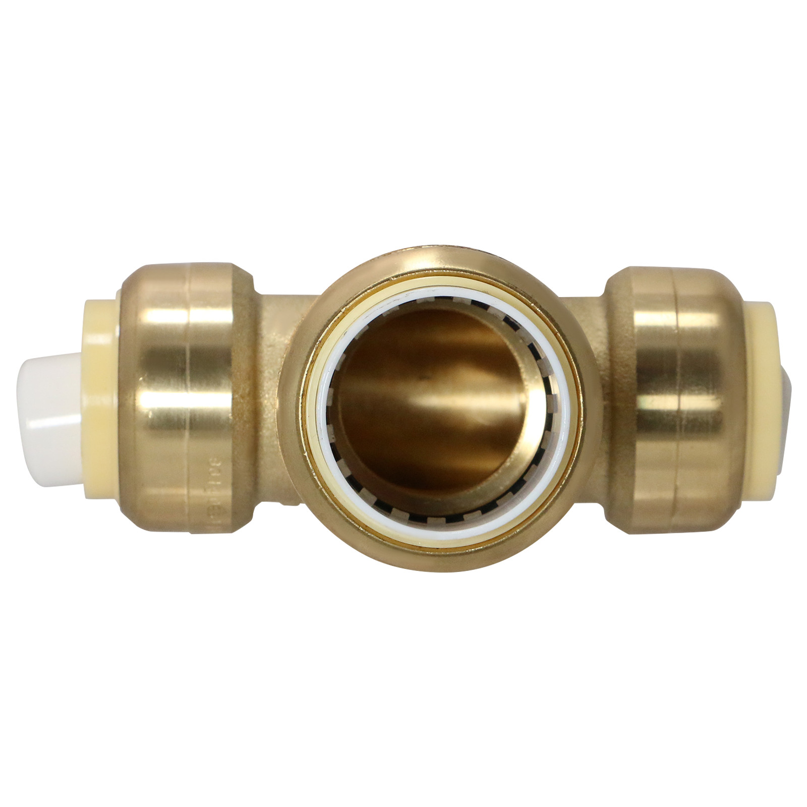 10 Pack XFITTING 3/4" Push Fit x 3/4" Push Fit x 3/4" PVC Tee, Push-to-Connect