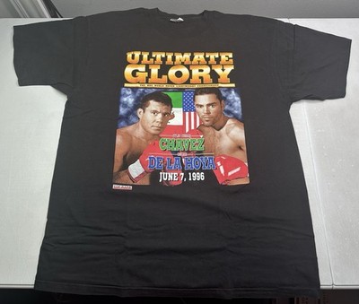 Vintage Chavez vs De La Hoya t shirt boxing t shirt 1996 size XL
