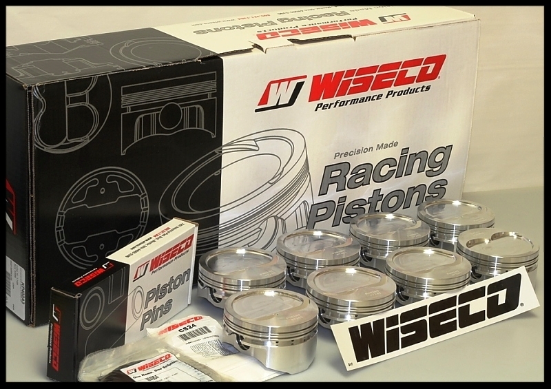 FORD SBF 434 WISECO FORGED PISTONS 4.155 BORE -12cc DISH